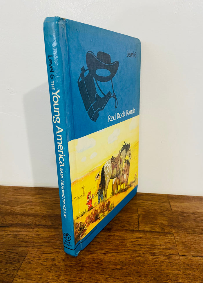 Vintage Rand McNally Red Rock Ranch Western Educational Book Level 6, 1974 Rare - Deer Creek Mercantile