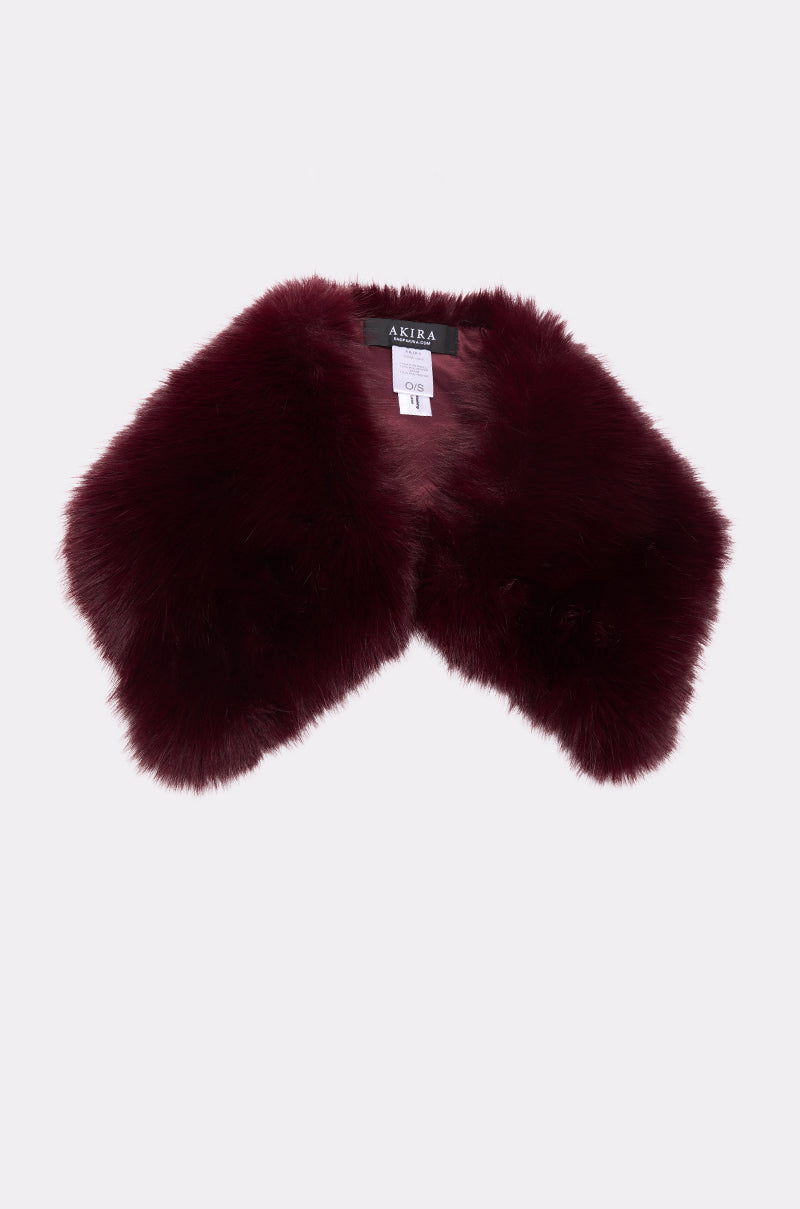 ALAIA FAUX FUR COLLAR
