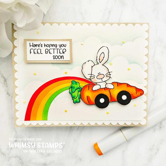 **NEW Hoppy Thoughts Clear Stamps - Whimsy Stamps