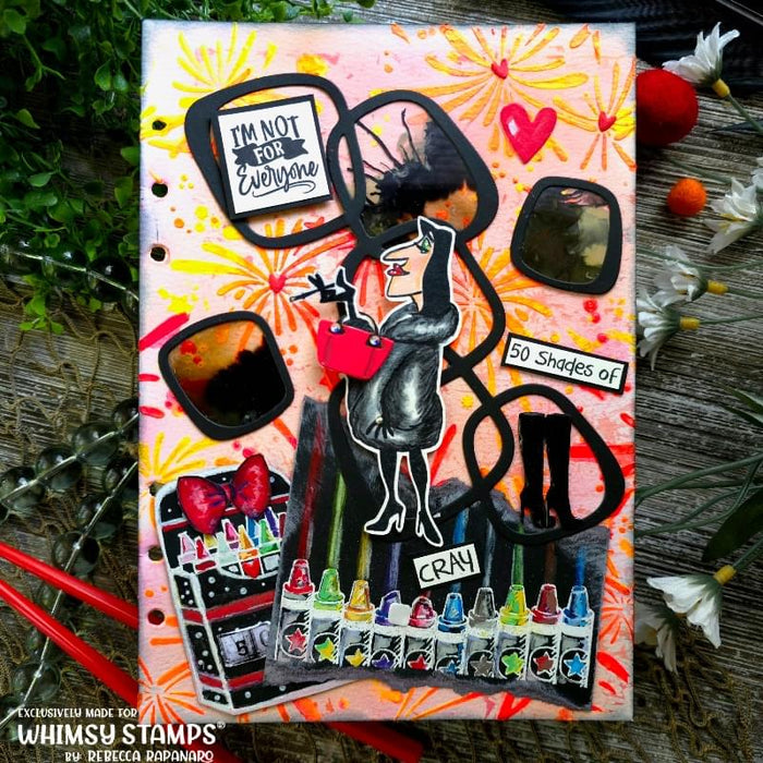 Crayons Clear Stamps - Whimsy Stamps