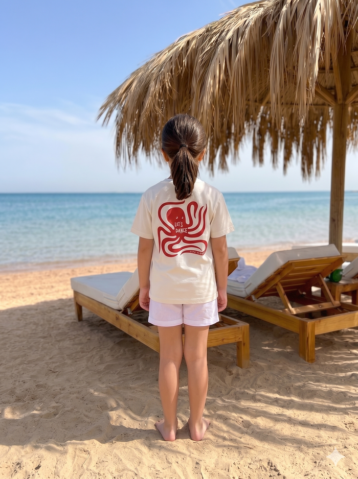 Dancing Octopus - T-shirt Oversize (Kids Unisex)
