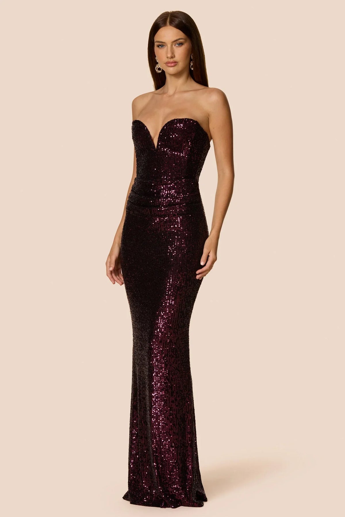 Nookie Dante Maxi Dress - Boysenberry