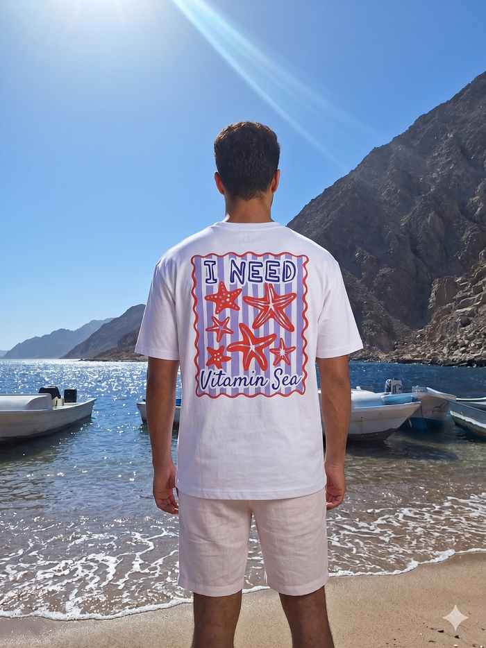 I need Vitamin Sea- Oversize unisex T-shirt