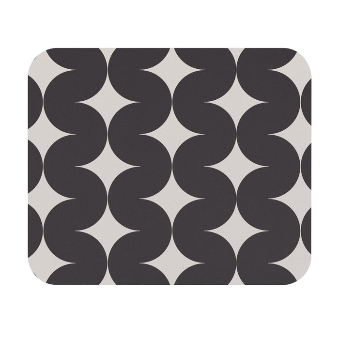 Modern Mouse Pad Geometric Black White, Modern Computer and IT Accessories, Office Decor, Made in the USA | Pippa + June
