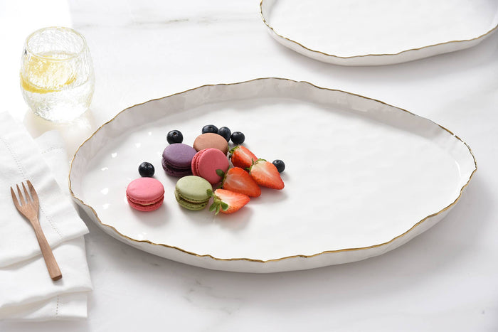 Large Porcelain Oval Platter