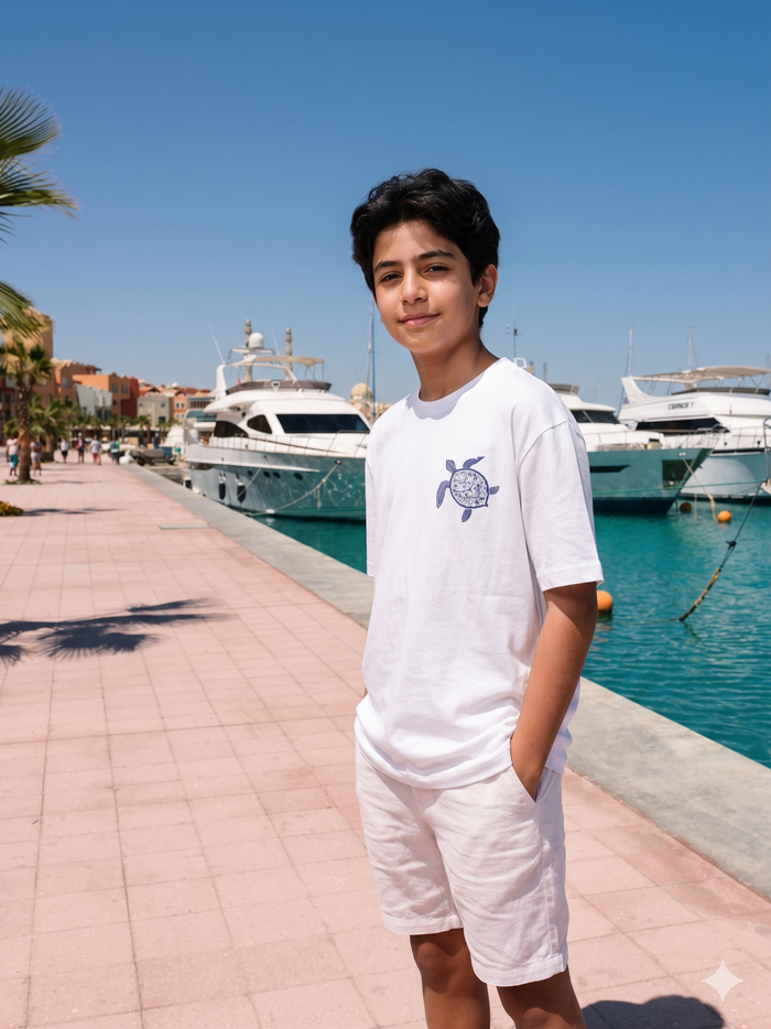 Meet me at the beach - T-shirt Oversize (Kids Unisex)
