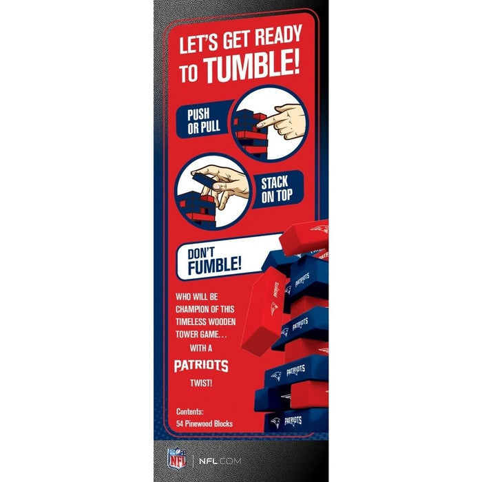 New England Patriots Tumble Tower - Potpourri Gift Shop