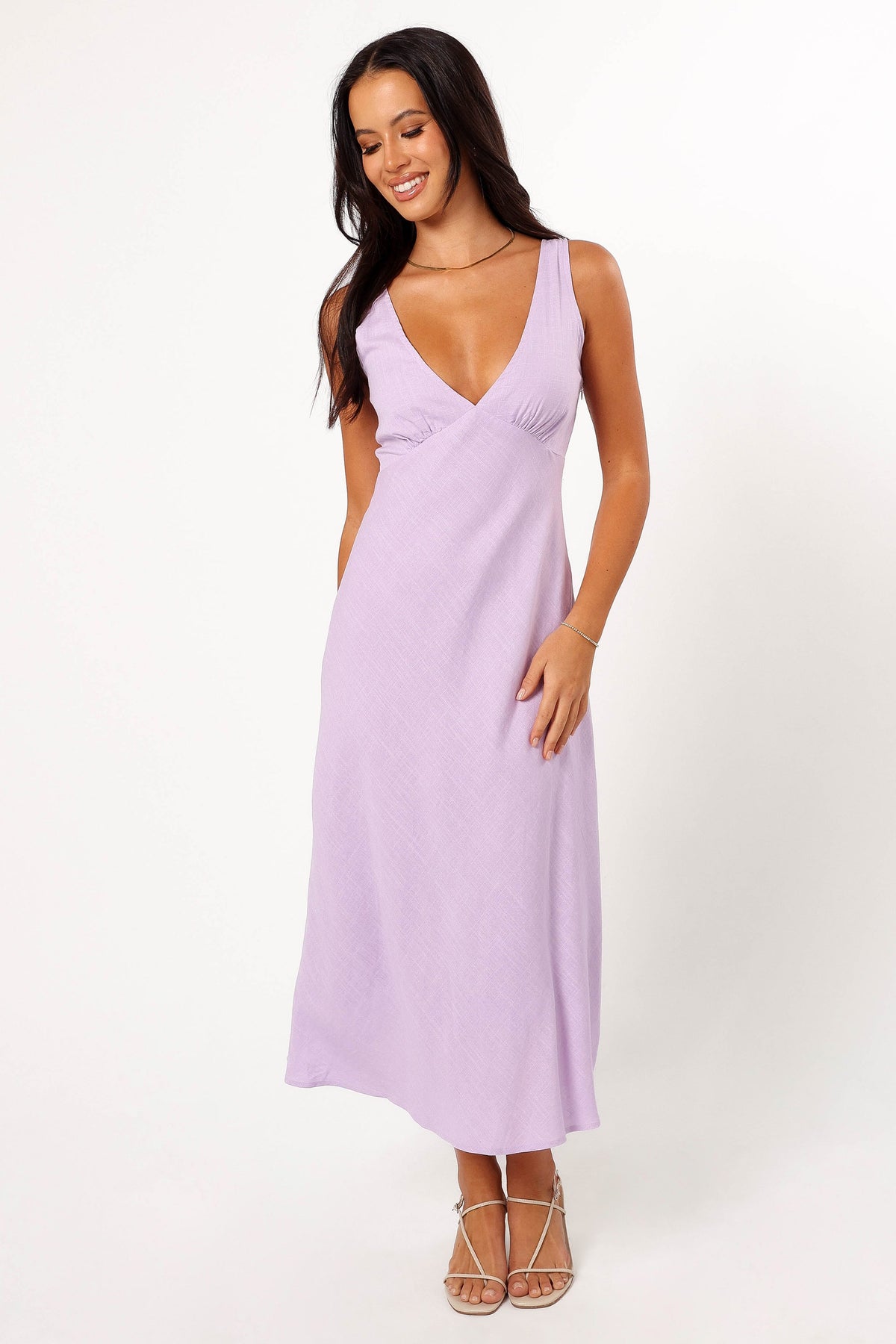 Shyla Midi Dress - Lilac