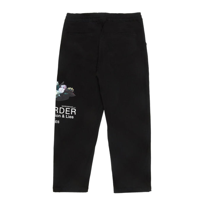 PLEASURES POWER BEACH PANT - BLACK