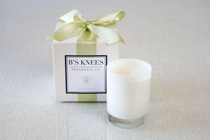 Punta Mita 1-Wick White Glass Candle