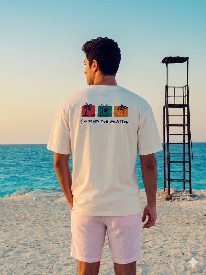 Ready for beach- Oversize unisex T-shirt