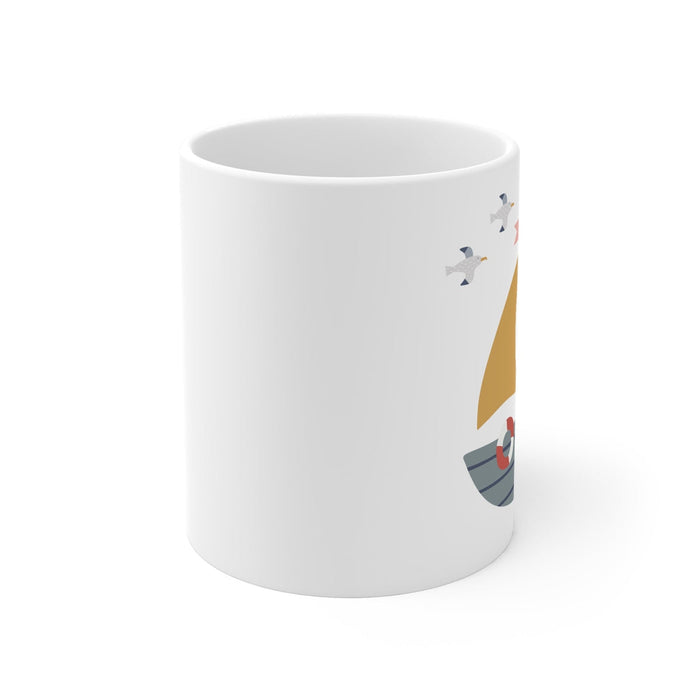 Boy Drinkware Mug Nautical Ocean, Boys Gift, Boys Mug, Boys Gift, Boys Cups