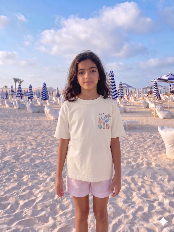 Sea side - T-shirt Oversize (Kids Unisex)