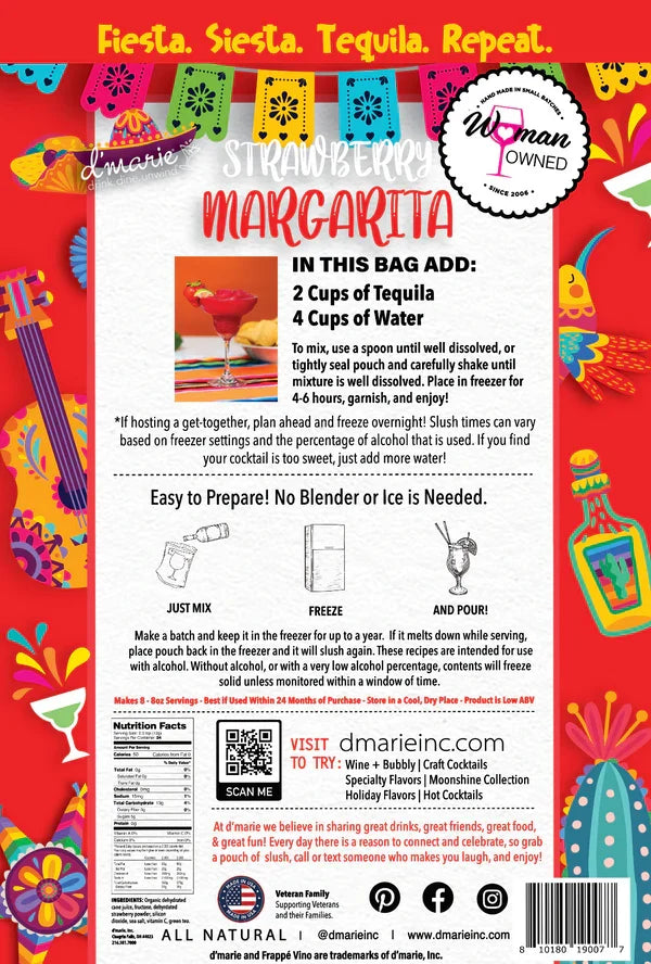 Strawberry Margarita Slush Mix