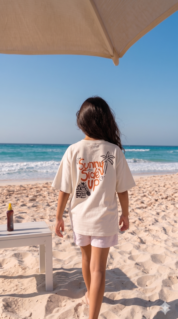 Sunny side up - T-shirt Oversize (Kids Unisex)