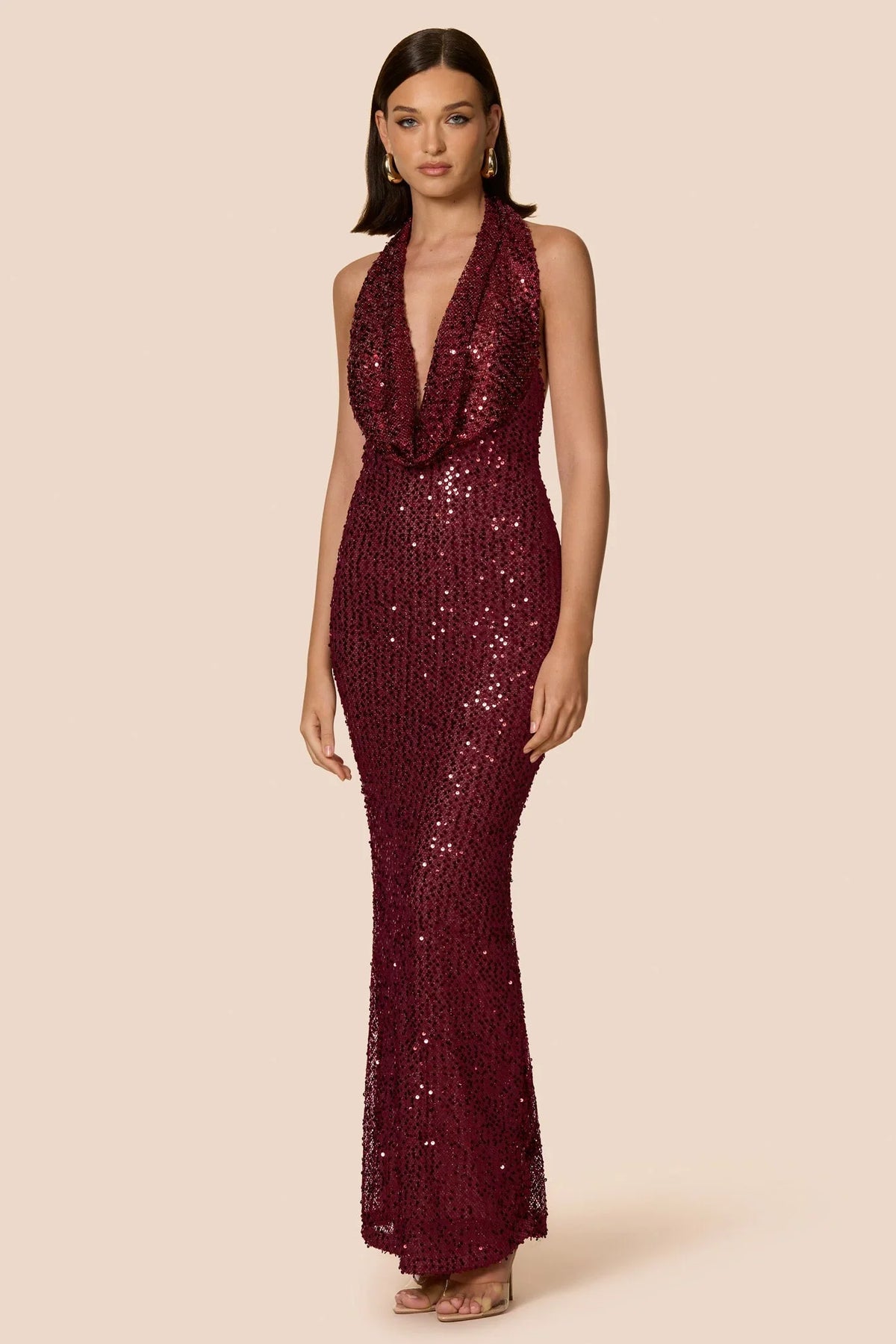 Nookie Suri Gown - Wine