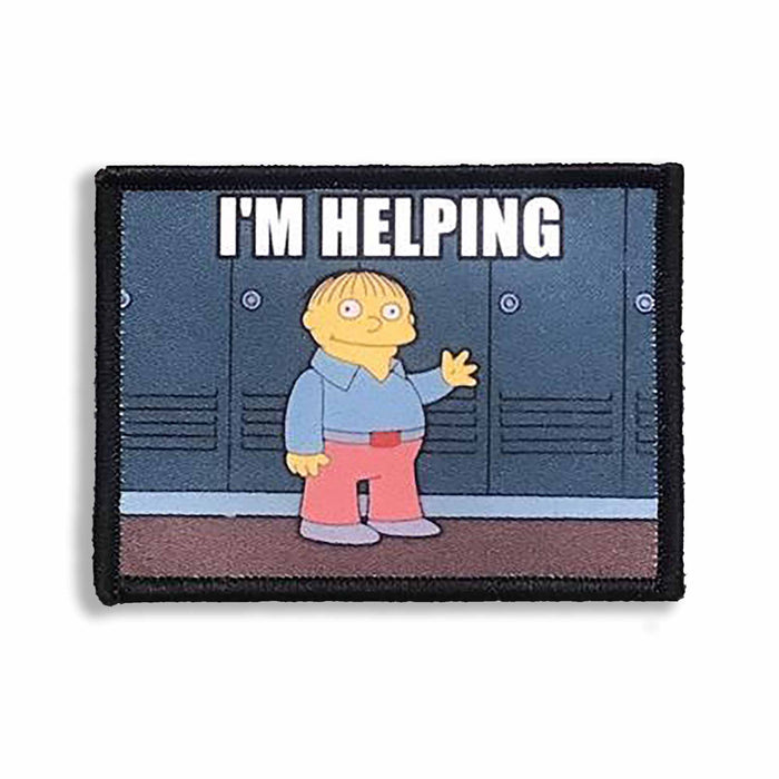 Supplies - Identification - Morale Patches - Tactical Outfitters I'm Helping Morale Patch