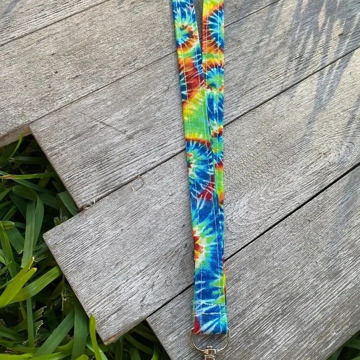 Tie Dye Lanyard Keychain - Potpourri Gift Shop