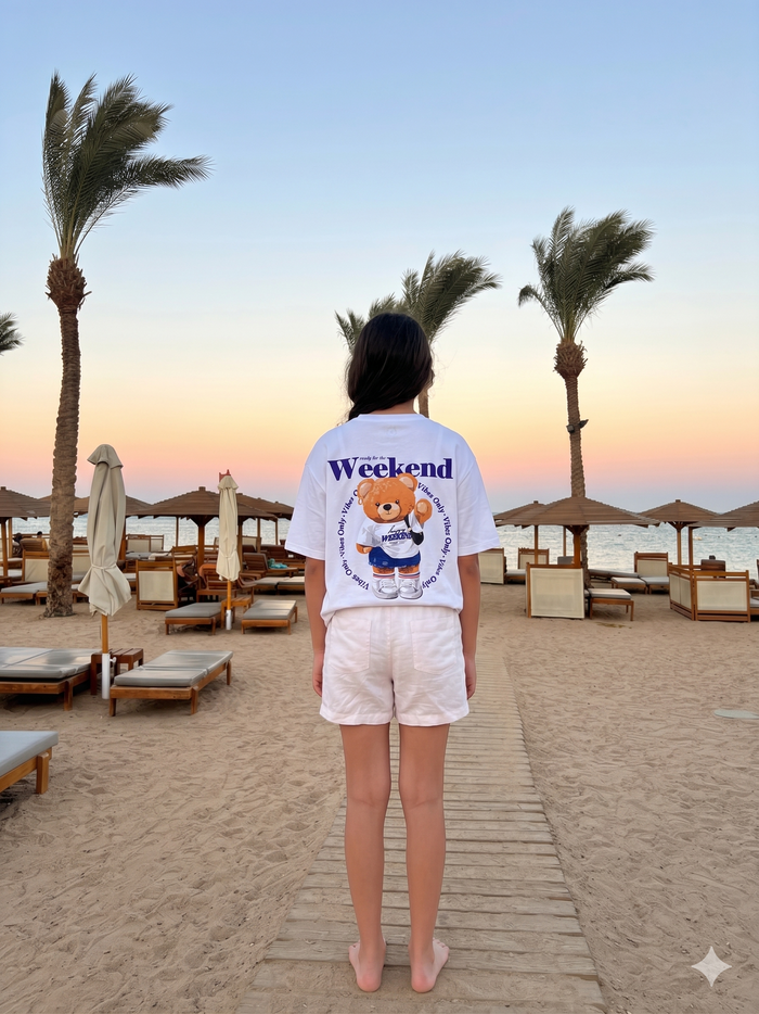 Weekend bear - T-shirt Oversize (Kids Unisex)