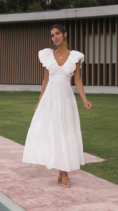 Emma Maxi Dress - White