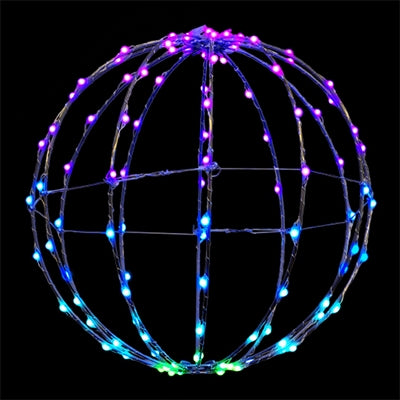 12" Foldable Lighted Sphere