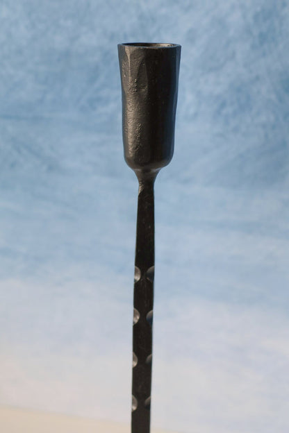 15" Forged Cast Iron Taper Holder
