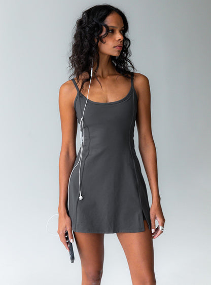 Ambition Activewear Romper Grey