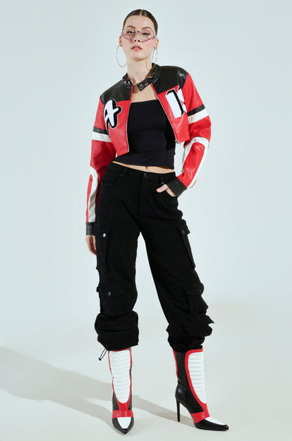 ACE CROPPED GRAPHIC MOTO