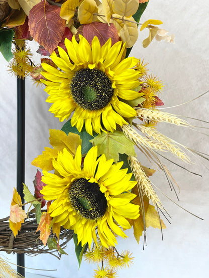 26" Fall Garden Wreath