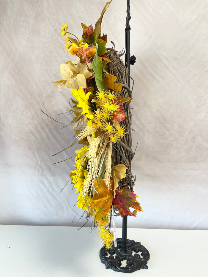 26" Fall Garden Wreath