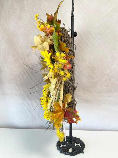 26" Fall Garden Wreath