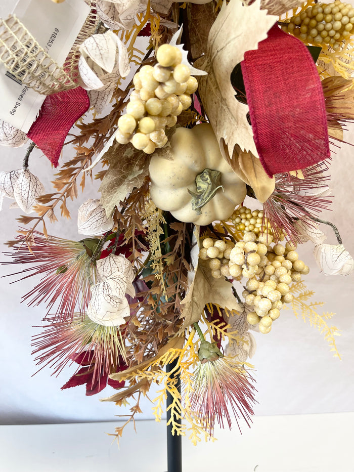 28" Warm Fall Wishes Swag