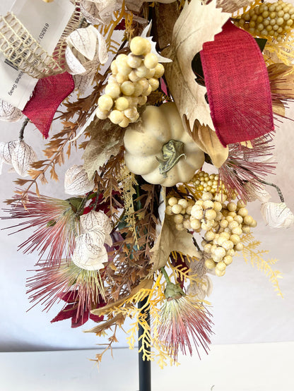 28" Warm Fall Wishes Swag