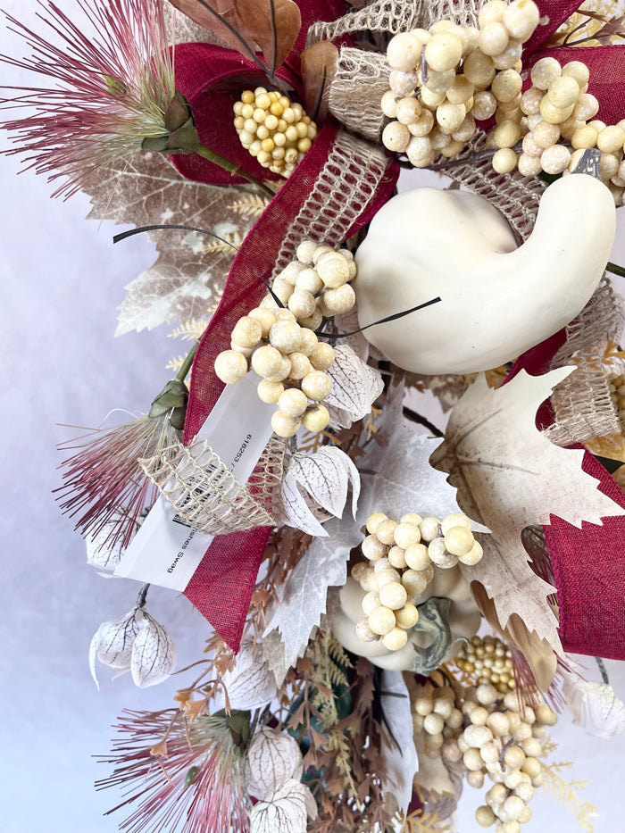 28" Warm Fall Wishes Swag