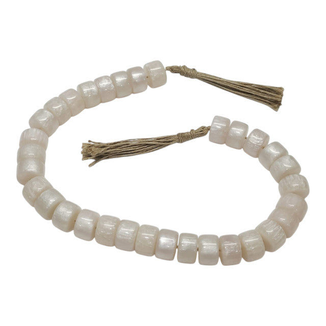 38" Ivory Resin Beaded Garland