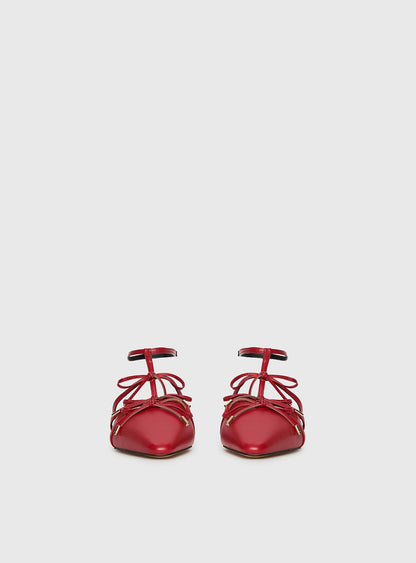 Ballet Club Flats Red
