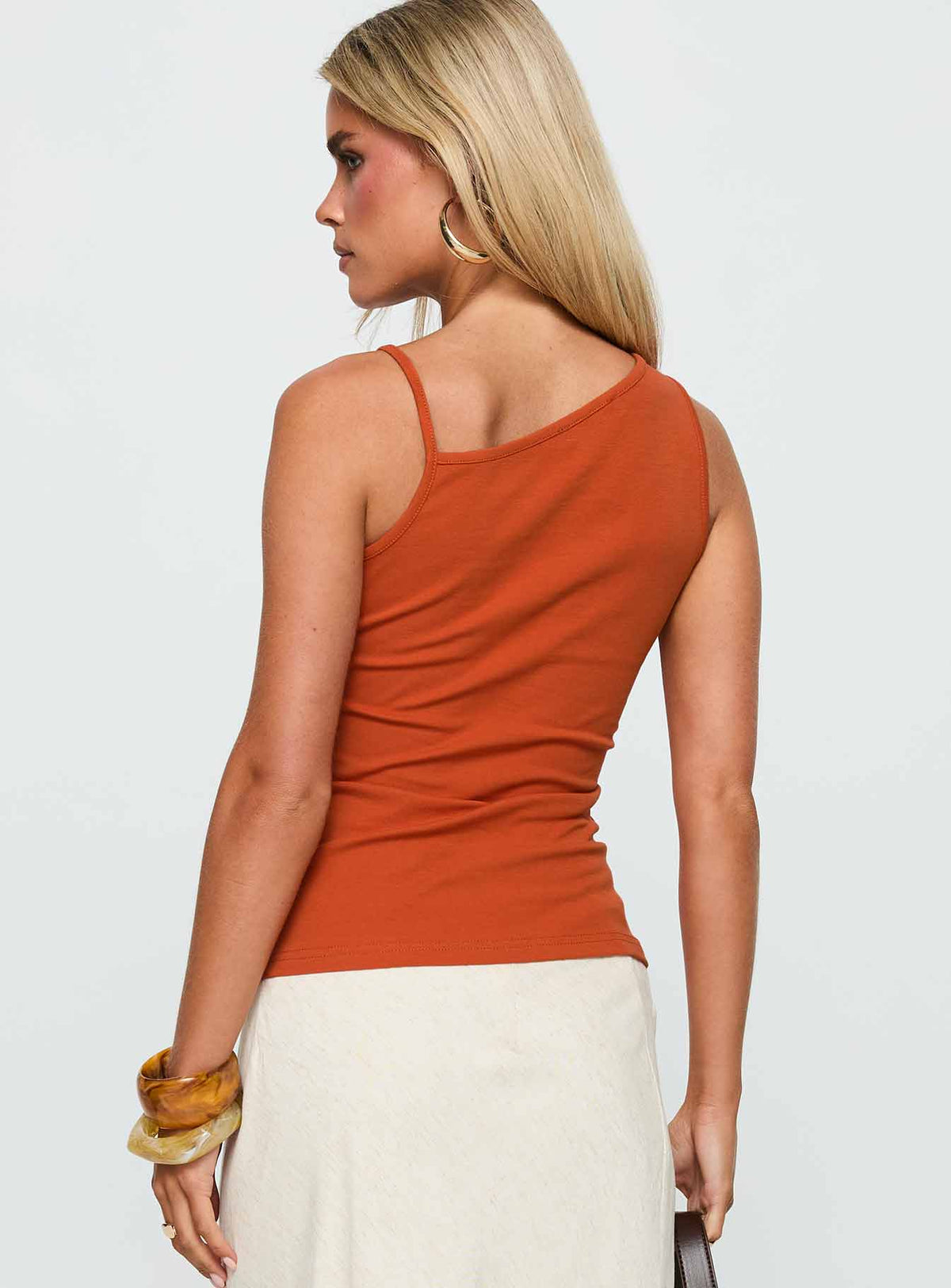 Amarante Sleeveless Top Orange