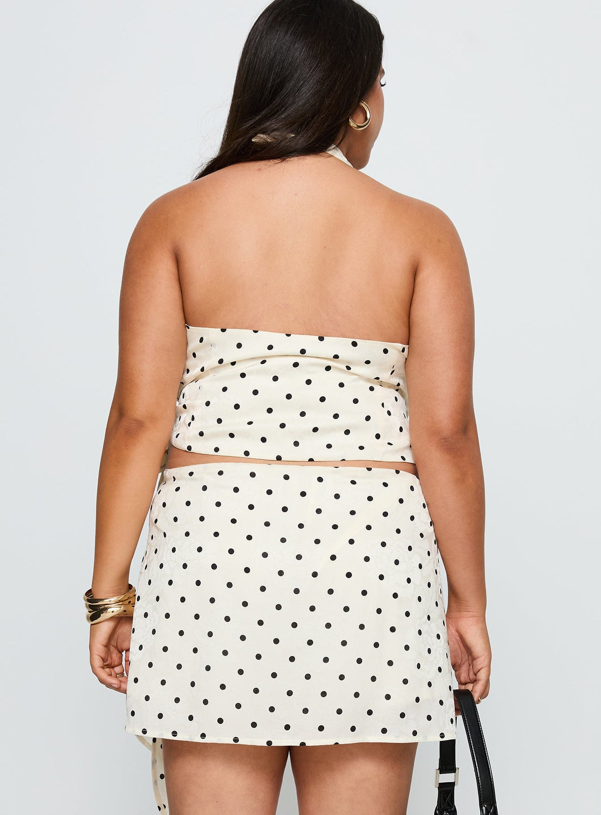 Beffanie Halter Wrap Set Polka Dot Curve