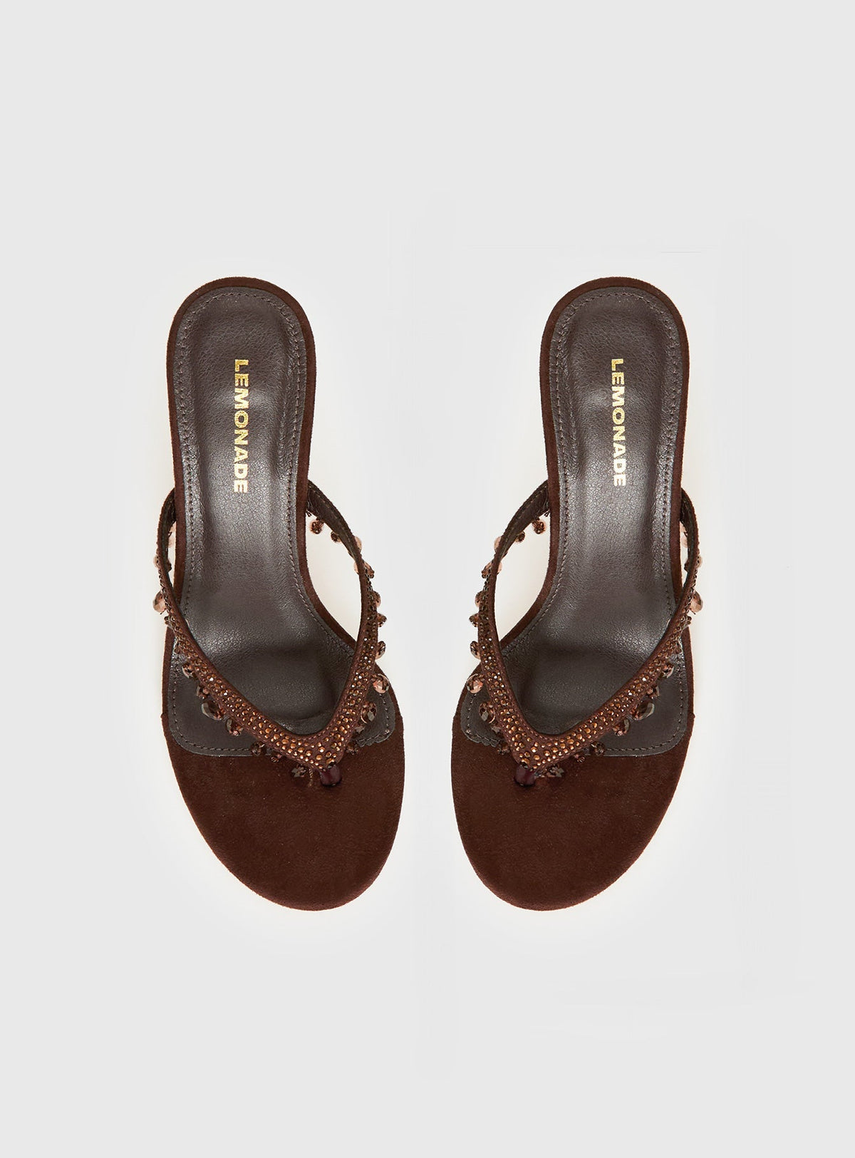Ameliah Tassel Heels Brown