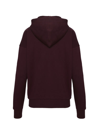 All Day Oversized Hoodie Wine