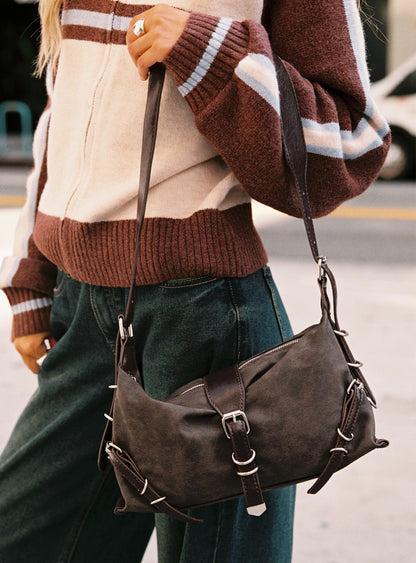 Anatolius Shoulder Bag Washed Brown