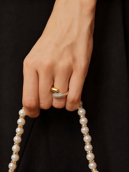 Double-Headed Snake Shaped Ring