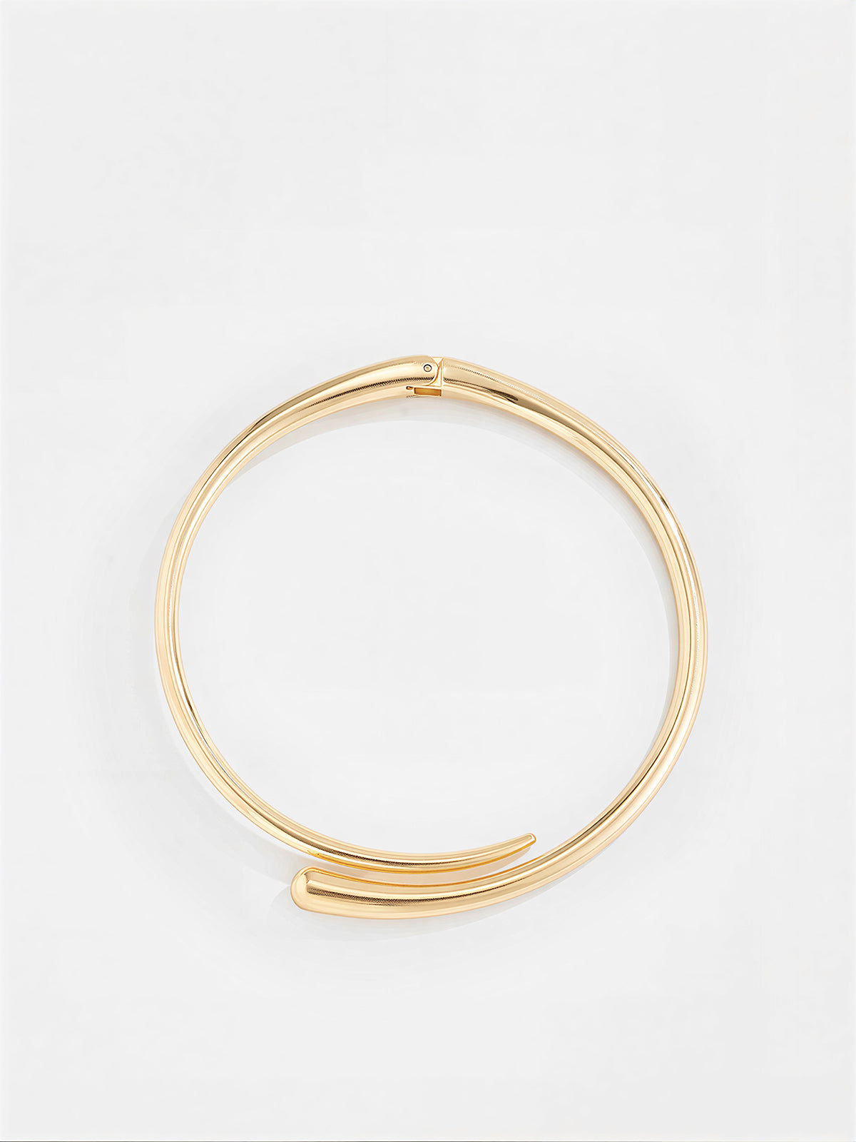 Gold-Tone Open Cuff Choker