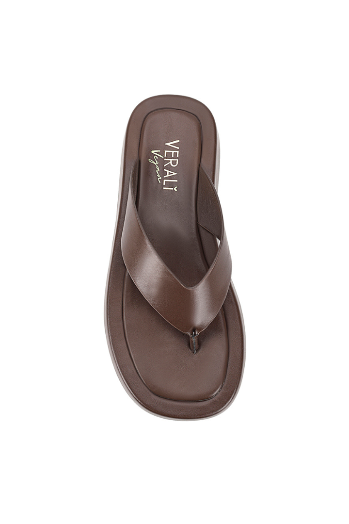 Bouncer II Flatform Thongs - Chocolate Brown