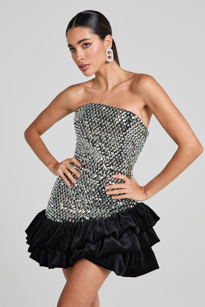 Francesca Silver Dress