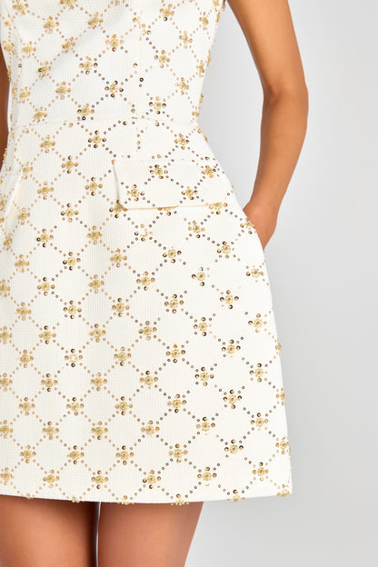 Morgan Ivory Dress