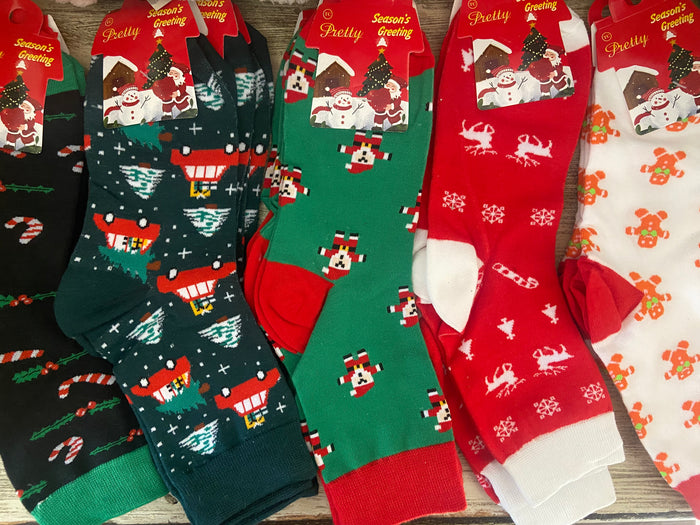 DEAL #17 Christmas Socks - Deer Creek Mercantile