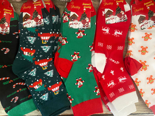 DEAL #17 Christmas Socks - Deer Creek Mercantile