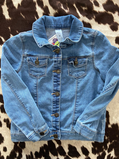 Pre-Loved Carter's Denim Jacket *Size 8 YOUTH - Deer Creek Mercantile