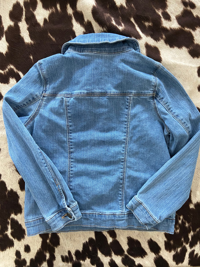 Pre-Loved Carter's Denim Jacket *Size 8 YOUTH - Deer Creek Mercantile